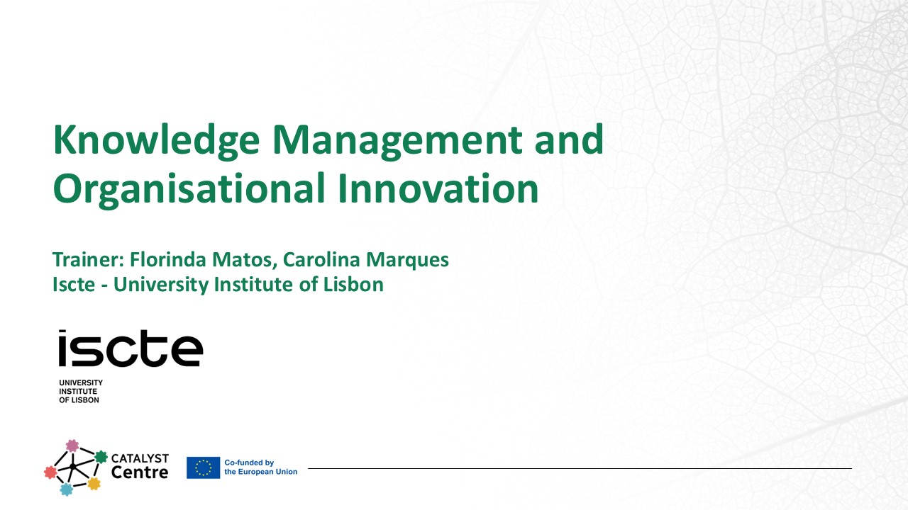 Knowledge Management and Organizational Innovation