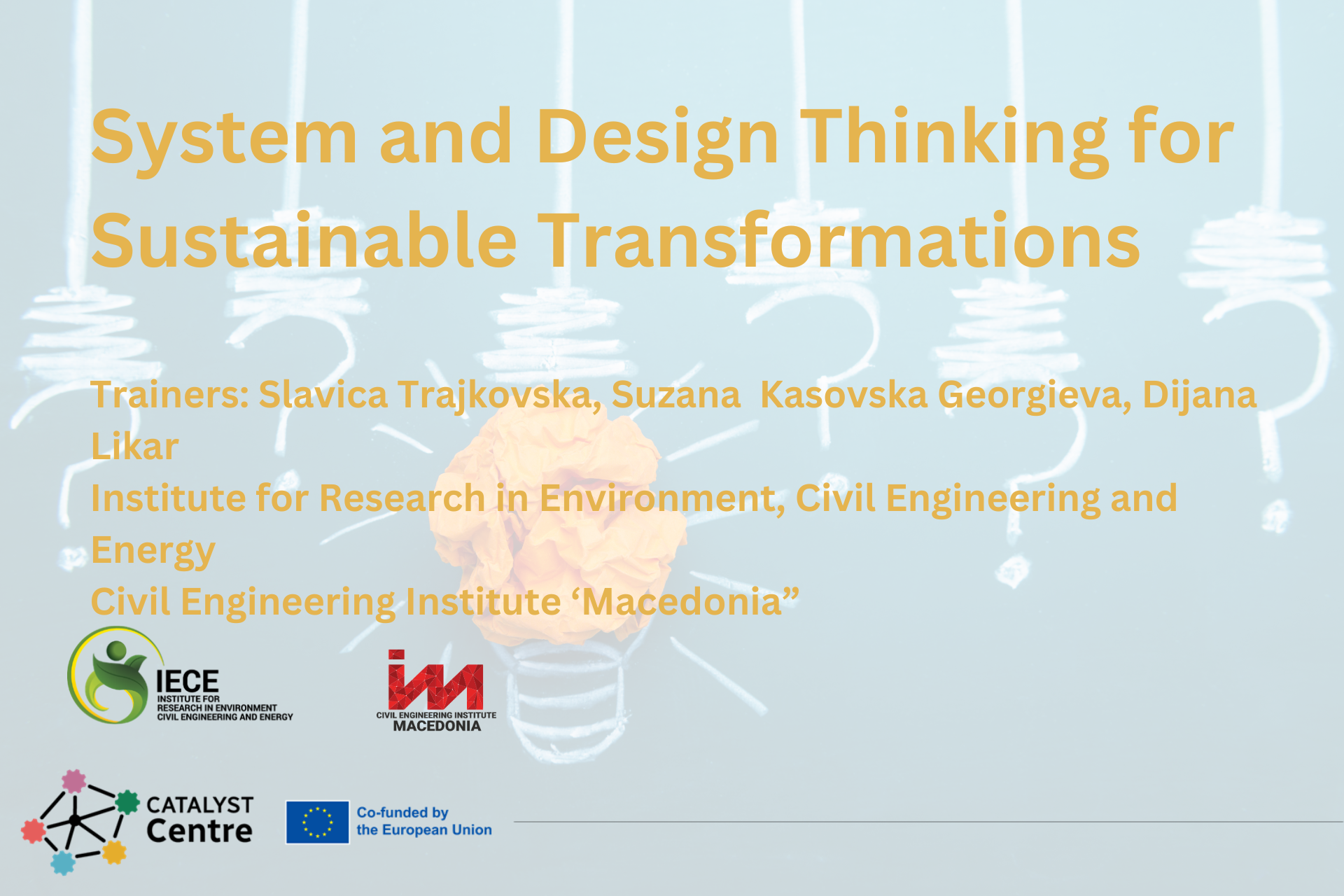 System and Design Thinking for Sustainable Transformations